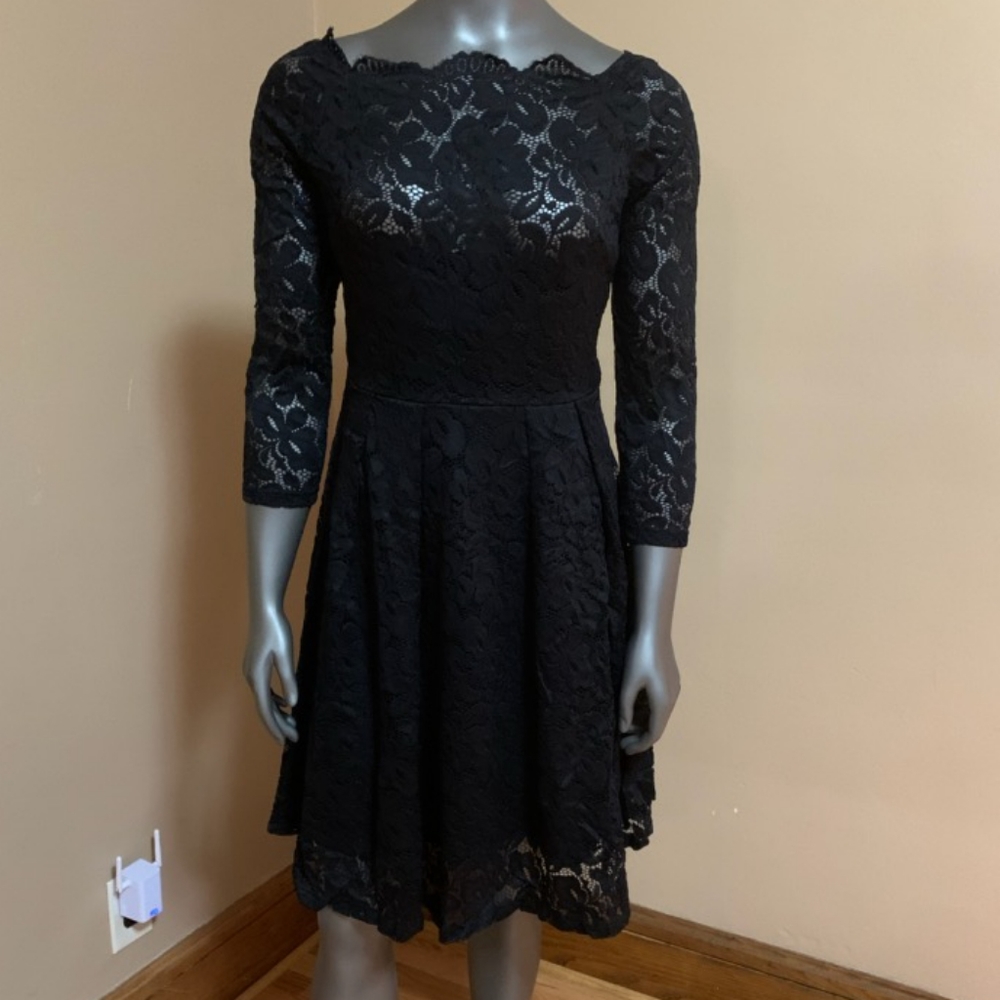 Black Lace Dress